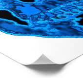 ブルースカルホラーマスク ポスター (角)