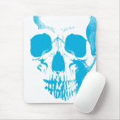 ブルースカル顔 マウスパッド (マウス)