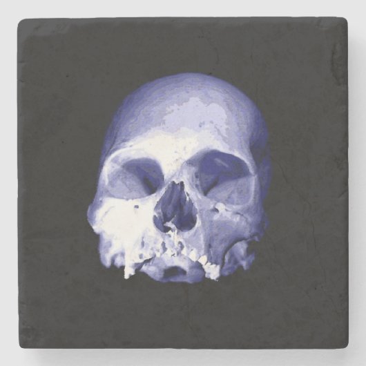 ブルースカル ストーンコースター (正面)