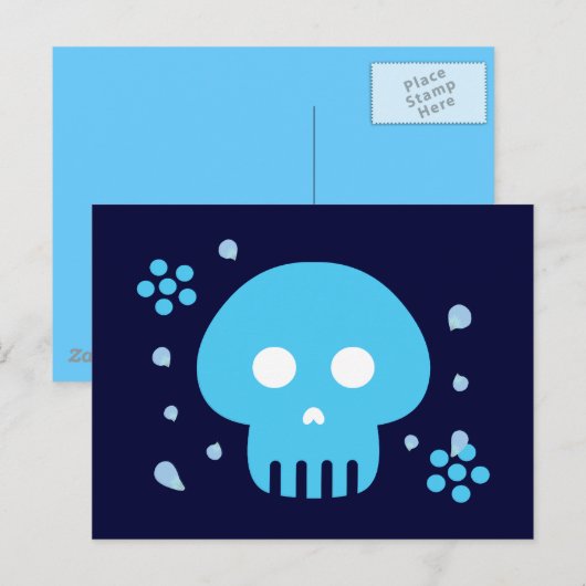 ブルースカル ポストカード (正面/裏面)