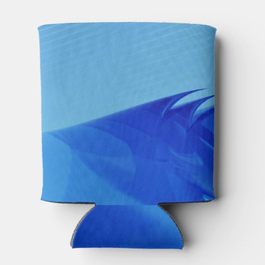 ブルースカンクーラーで様式化された波 缶クーラー (裏面)