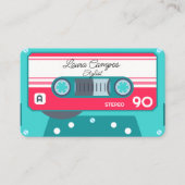 ブルースガーリータイリスト音楽テープカセット1980s 名刺 (正面)