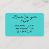 ブルースガーリータイリスト音楽テープカセット1980s 名刺 (裏面)