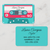 ブルースガーリータイリスト音楽テープカセット1980s 名刺 (正面/裏面)