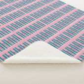 ブルースキオンピンク毛布 シェルパブランケット (3/4)