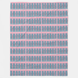 ブルースキオンピンク毛布 フリースブランケット