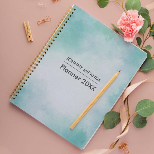 ブルースキーの月と週 プランナー手帳