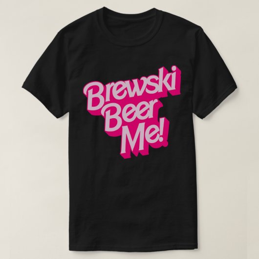 ブルースキービール私 Tシャツ (デザイン正面)