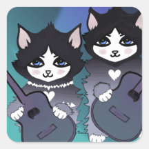 ブルースギタースステッカー