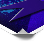 ブルースギタースターバルトのポスター ポスター (角)