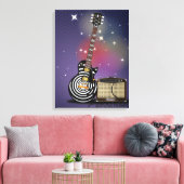 ブルースギター キャンバスプリント (インサイチュ (リビング))