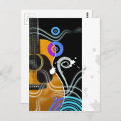 ブルースギター ポストカード (正面/裏面)