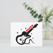 ブルースギター ポストカード (スタンド正面)