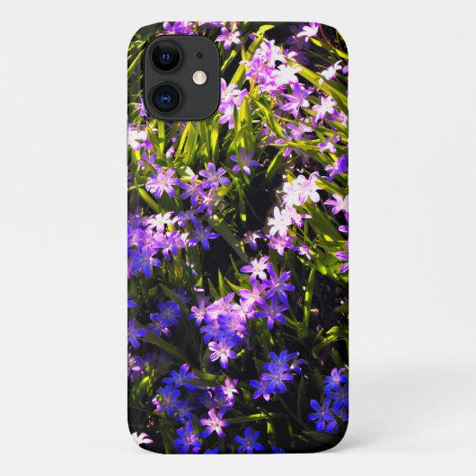 ブルースクイル春の花 Case-Mate iPhoneケース (裏面)