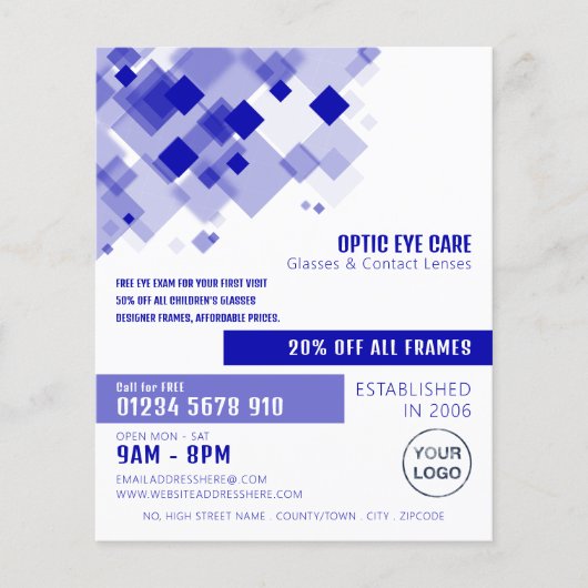 ブルースクウェア、オプティシャン、テクニカルプラクティショナー チラシ (正面)