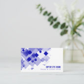 ブルースクウェア、オプティシャン、テクニカルプラクティショナー 名刺 (スタンド正面)