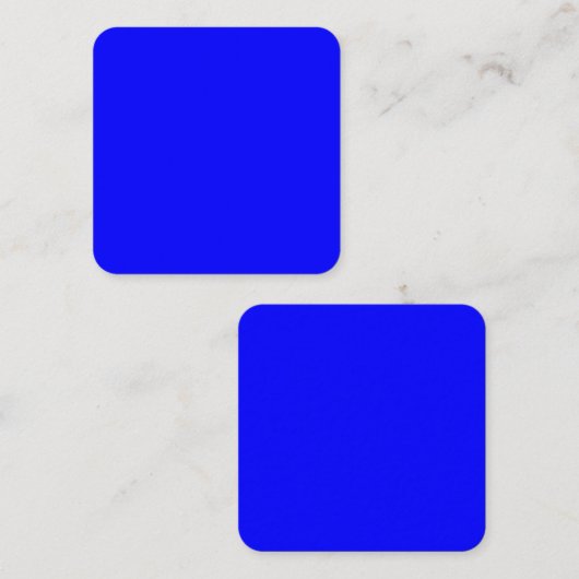 ブルースクエアの名刺 スクエア名刺 (正面/裏面)