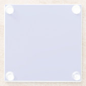 ブルースクエアガラスコースター ガラスコースター (裏面)