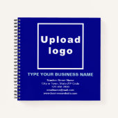 ブルースクエアスパイラルノートブックのビジネスブランド ノートブック (正面)