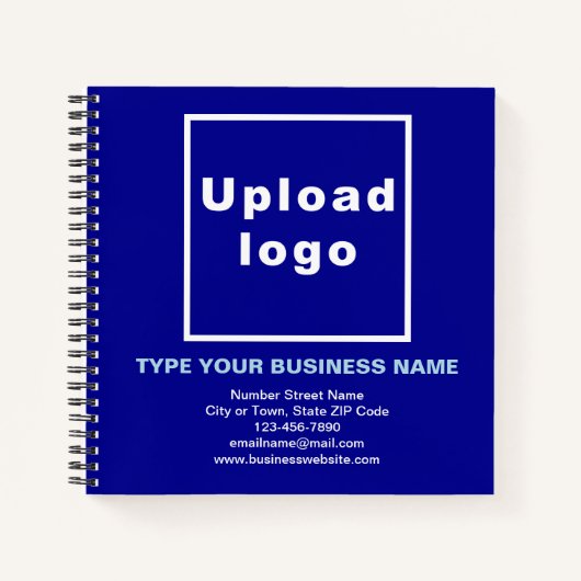 ブルースクエアスパイラルノートブックのビジネスブランド ノートブック (正面)