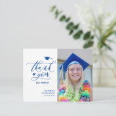 ブルースクエレガントリプト写真卒業 ポストカード (スタンド正面)