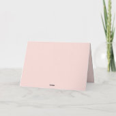 ブルースクピシンプルンク結婚サンキューカード サンキューカード (裏面)