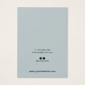 ブルースクモダンリプトジュエリーイヤリングディスプレイカード (裏面)