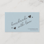 ブルースクモダンリプトQRコード、ありがとうございます 名刺 (正面)