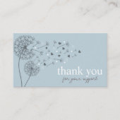 ブルースクモダンリプトQRコード、ありがとうございます 名刺 (正面)