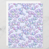 ブルースクラップブックにレインボーバブル紙 (正面/裏面)