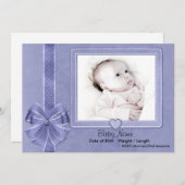 ブルースクラップベビー発表 シーズンカード (正面/裏面)