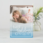 ブルースクリプトハッピーホリデイズホリディフォト シーズンカード (スタンド正面)
