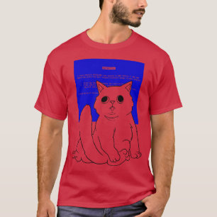 ブルースクリーンキャットバイトベフォンセカ Tシャツ