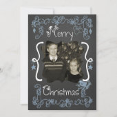 ブルースクロカスタマイズール写真ホリデーカード シーズンカード (正面)