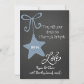 ブルースクロカスタマイズール写真ホリデーカード シーズンカード (裏面)