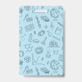 ブルースクール アイコン ホームスクール 生徒証バッジ バッジ (裏面)