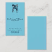 ブルースケッチ歯科クリニック歯科カード 名刺 (正面/裏面)