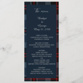 ブルースコットランドカントリーウェディングメニュー&プログラム プログラム