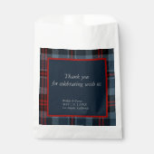 ブルースコットランドカントリーウェディング フェイバーバッグ (正面)