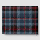 ブルースコテ素朴ィッシュタータンチェック結婚ズ ゲストブック (裏面)