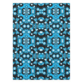 ブルースコンセントリックサークルオービタル抽象芸術 テーブルクロス (正面)