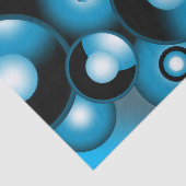 ブルースコンセントリックサークルオービタル抽象芸術 薄葉紙 (詳細)