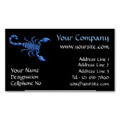 ブルースコーピオン マグネット名刺 (正面)