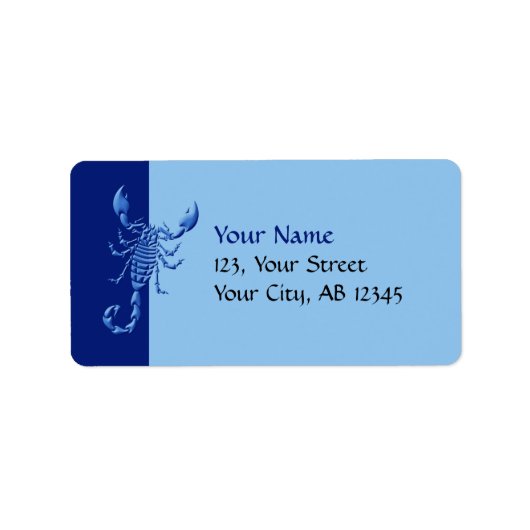 ブルースコーピオン ラベル (正面)