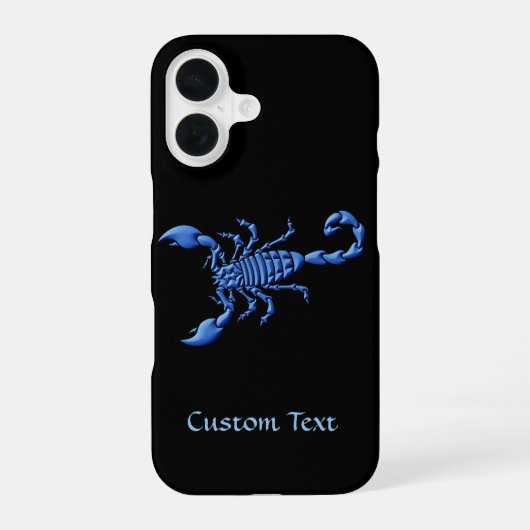 ブルースコーピオン iPhone 16ケース (裏面)