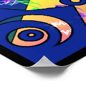 ブルースサイケデリックポスター ポスター (角)