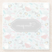 ブルースシかわいいキッチン ガラスコースター (裏面)