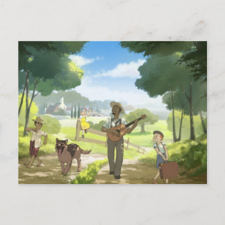 ブルースシンガー葉ズタウン ポストカード