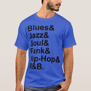 ブルースジャズソウルファンクヒップホップランプB  Tシャツ