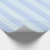 ブルースストライプのラッピング紙 ラッピングペーパー (角)